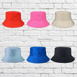 NOVA CHECK STYLE BUCKET HAT (7 COLOURS)