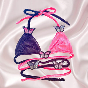 HALF & HALF BUTTERFLY BRALET