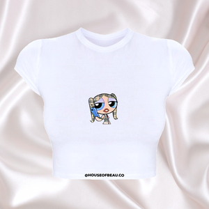 POWERPUFF SINGLE CROP TOP (3 styles)