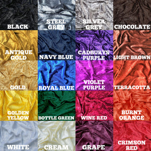 CRUSHED VELVET FABRICS