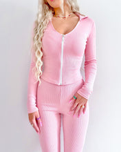 Load image into Gallery viewer, NEUTRALS ZIP UP TRACKSUIT SET